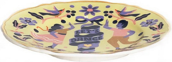 Изображение товара Блюдце Bitossi Let s Dance Love Party CAR00004