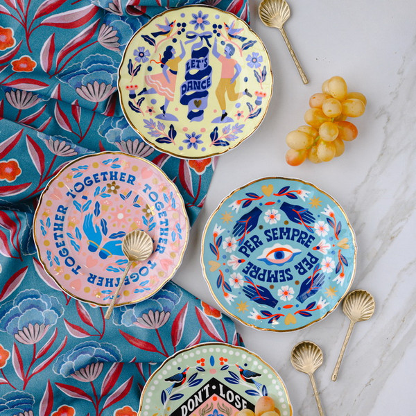 Изображение товара Блюдце Bitossi Let s Dance Love Party CAR00004