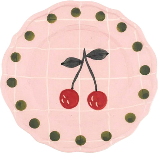 Изображение товара Тарелка закусочная (десертная) Bitossi Quadri Rosa QRI00302