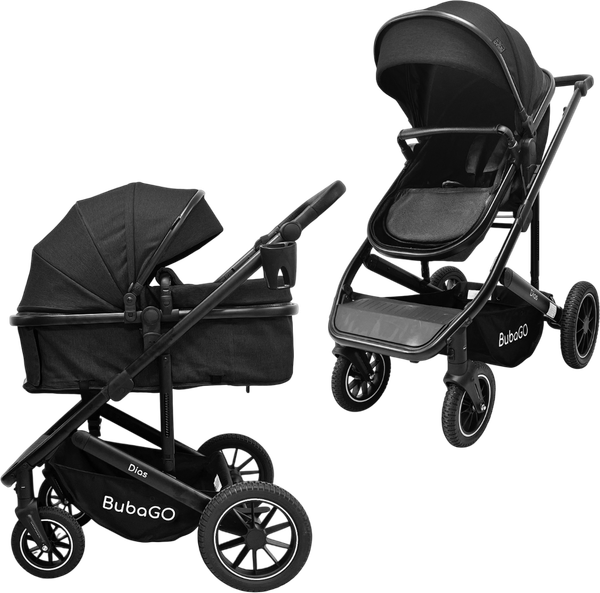 Изображение товара Детская универсальная коляска Bubago Dias 3в1 / BG 167-1 (черный)