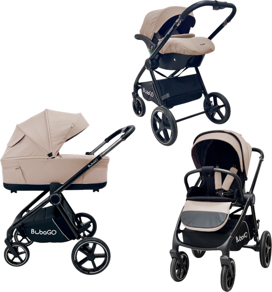 Изображение товара Детская универсальная коляска Bubago Niveta 3в1 / BG 192-3 (мокко)
