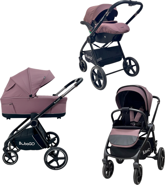 Изображение товара Детская универсальная коляска Bubago Niveta 3в1 / BG 192-4 (лиловый)
