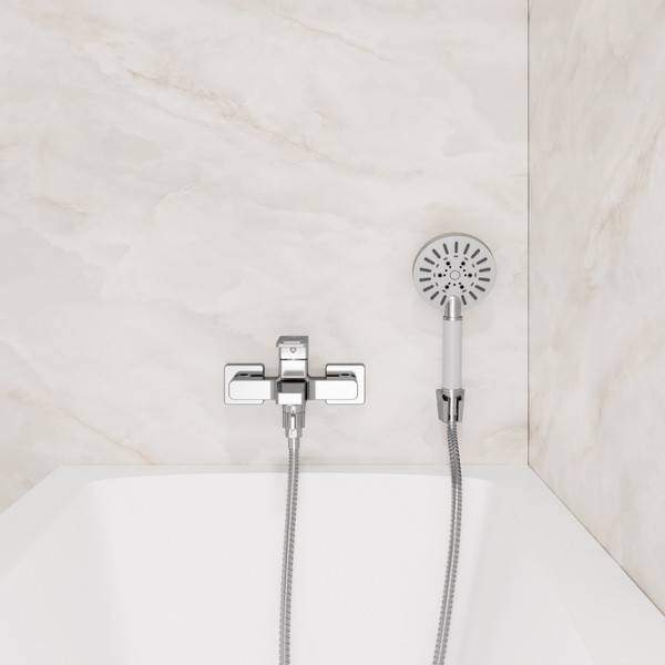 Изображение товара Смеситель Lauter Cascade 21CK6615C с лейкой Nevada 21S10146