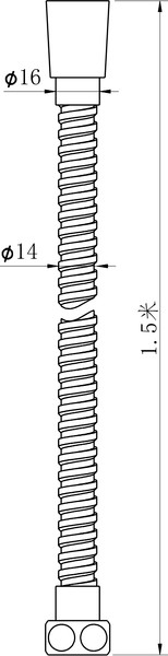 Изображение товара Смеситель Lauter Cascade 21CK6615C с лейкой Lily 21S10048