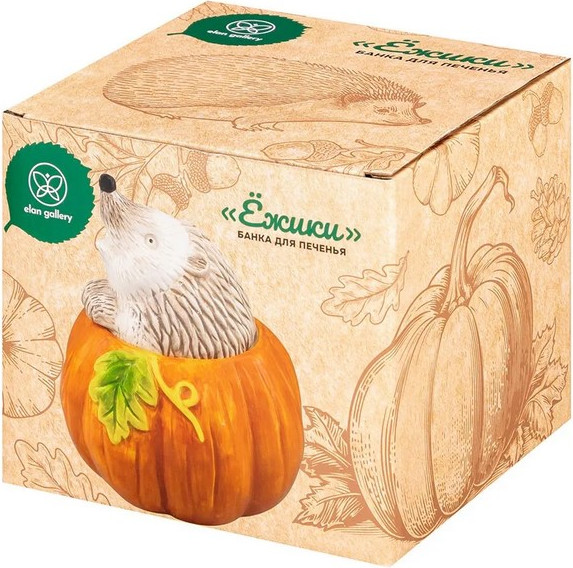 Изображение товара Емкость для хранения выпечки Elan Gallery Ежики / 340101