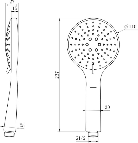 Изображение товара Смеситель Lauter Allure 21CK6618C с лейкой Daisy 21S10167