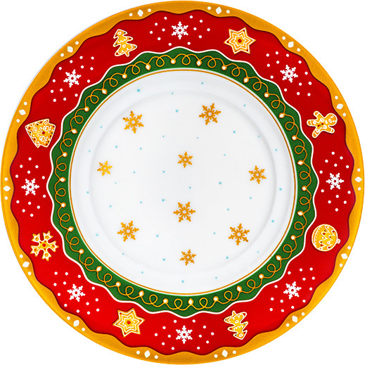 Изображение товара Чашка с блюдцем Elan Gallery Новогодняя ёлка New Bone China / 420806