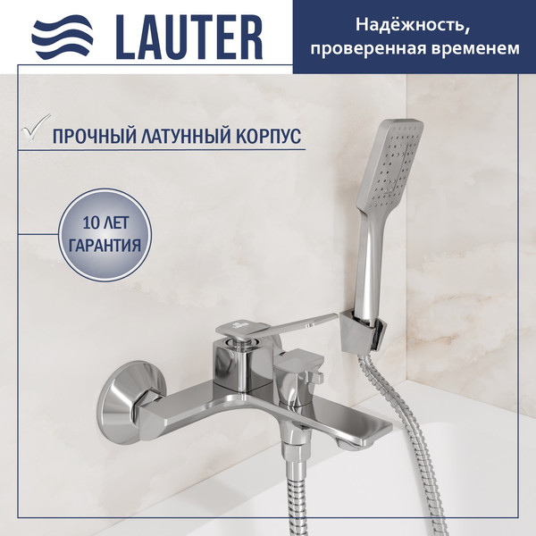 Изображение товара Смеситель Lauter Allure 21CK6618C с лейкой Fleur 21S00126