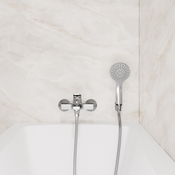 Изображение товара Смеситель Lauter Silk 21СК6572С с лейкой Daisy 21S10167