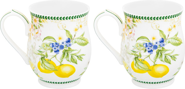 Изображение товара Набор кружек Elan Gallery Лимоны New Bone China / 420774