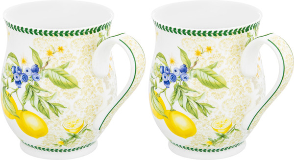 Изображение товара Набор кружек Elan Gallery Лимоны New Bone China / 420774