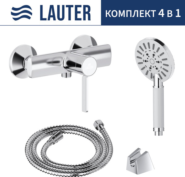 Изображение товара Смеситель Lauter Art 21CK9680C с лейкой Nevada 21S10146