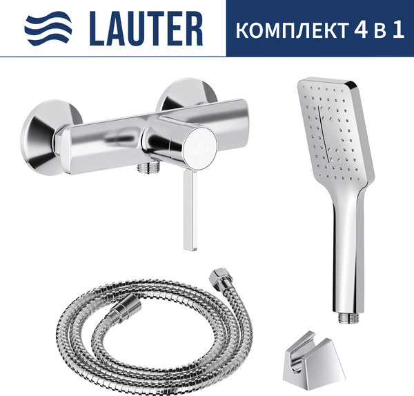 Изображение товара Смеситель Lauter Art 21CK9680C с лейкой Fleur 21S00126