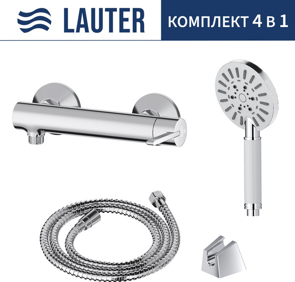 Изображение товара Смеситель Lauter Velvet 21СК9696С с лейкой Nevada 21S10146