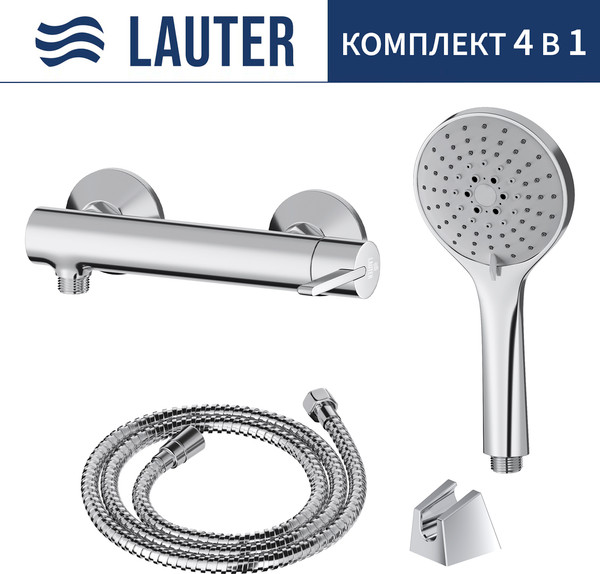 Изображение товара Смеситель Lauter Velvet 21СК9696С с лейкой Daisy 21S10167