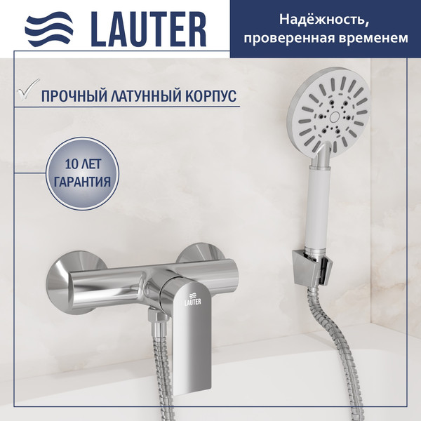 Изображение товара Смеситель Lauter Reef 21СК9678C с лейкой Nevada 21S10146