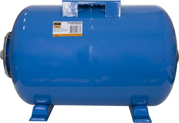 Изображение товара Расширительный бак VRT Горизонтальный для водоснабжения присоединение 1" (50л)