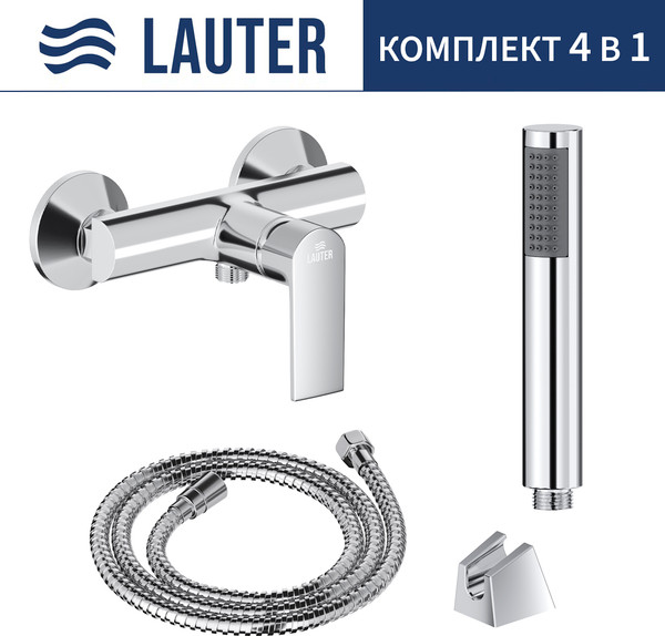 Изображение товара Смеситель Lauter Reef 21СК9678C с лейкой Lily 21S10048