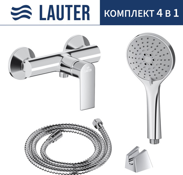 Изображение товара Смеситель Lauter Reef 21СК9678C с лейкой Daisy 21S10167
