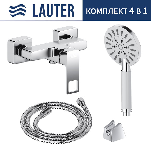 Изображение товара Смеситель Lauter Cascade 21СК9615C с лейкой Nevada 21S10146