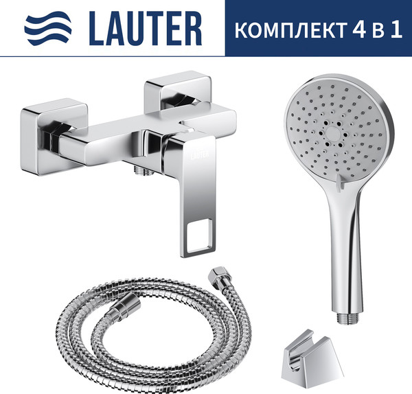 Изображение товара Смеситель Lauter Cascade 21СК9615C с лейкой Daisy 21S10167