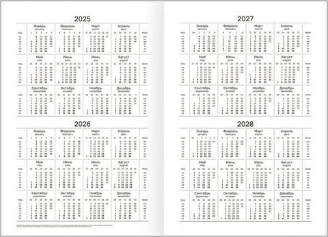 Изображение товара Ежедневник BG Бумвинил А6 / ЕН-БВ_59624 (160л)