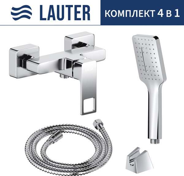 Изображение товара Смеситель Lauter Cascade 21СК9615C с лейкой Fleur 21S00126