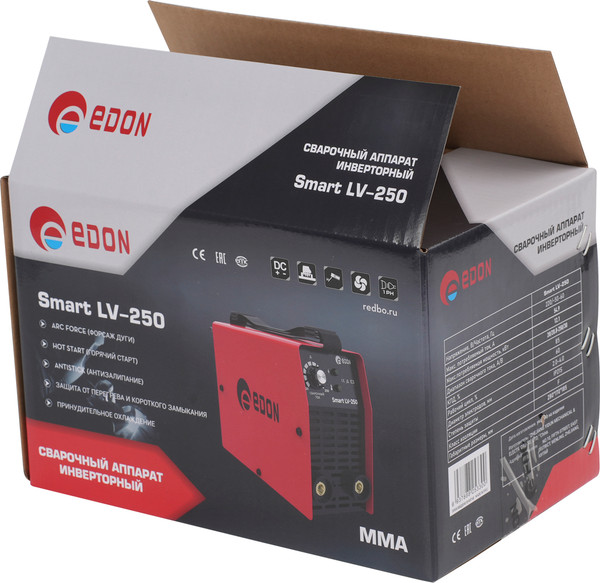 Изображение товара Инвертор сварочный Edon Smart LV-250
