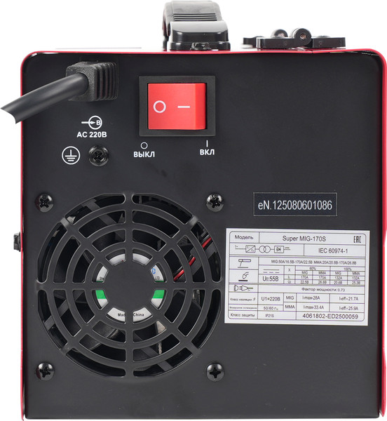 Изображение товара Полуавтомат сварочный Edon Super MIG-170S