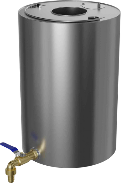 Изображение товара Палатка-баня MORZH Max с полом, печью и баком для воды (черный)