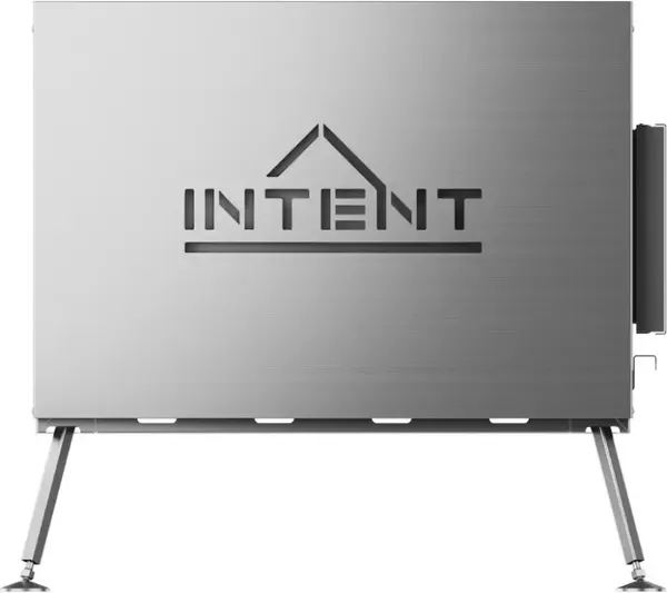 Изображение товара Палатка-баня MORZH 1 окно с полом, печью и баком для воды (черный)