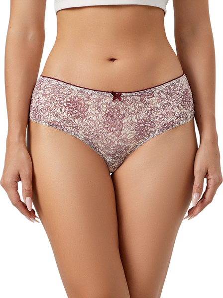 Изображение товара Трусы женские Mark Formelle 412497 (р.110, бордовая абстракция)