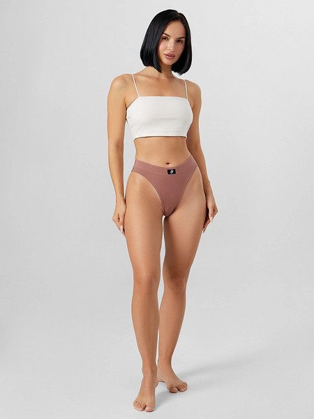 Изображение товара Трусы женские Mark Formelle 412542 (р.98, кофейно-розовый/декор)