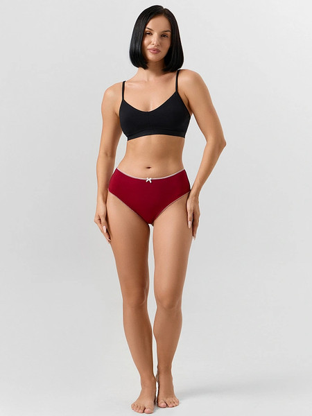 Изображение товара Комплект женских трусов Mark Formelle 412678-3 (р.94, бордовый)
