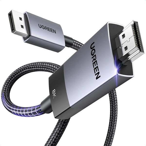 Изображение товара Кабель Ugreen DP115 / 80397 (2м, черный)