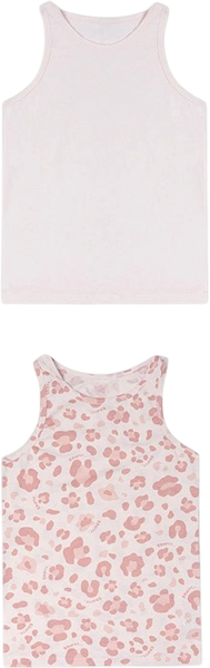 Изображение товара Комплект маек детских Mark Formelle 427739-2/1 (р.146-72, светло-розовый/розовый леопард)