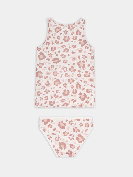 Изображение товара Комплект бельевой детский Mark Formelle 447006 (р.134-68, розовый леопард)