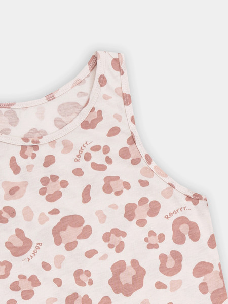 Изображение товара Комплект бельевой детский Mark Formelle 447006 (р.146-72, розовый леопард)