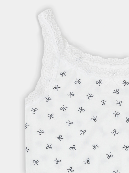 Изображение товара Комплект бельевой детский Mark Formelle 447008 (р.140-68, бантики на белоснежном)