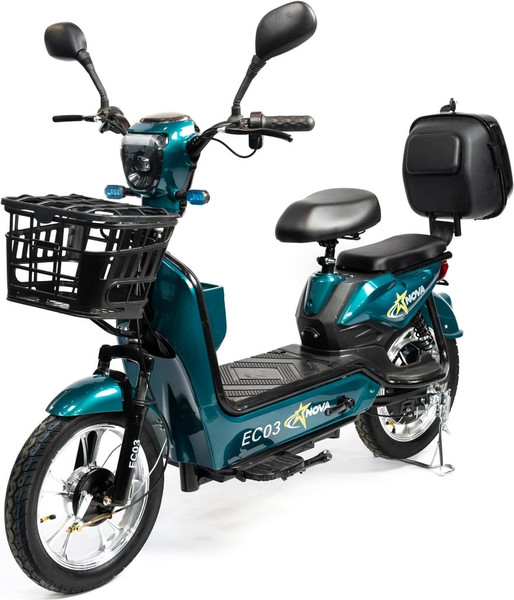 Изображение товара Электровелосипед NoVa EC-03 (зеленый, без цепи)