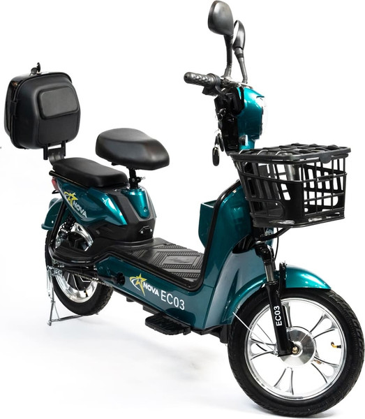 Изображение товара Электровелосипед NoVa EC-03 (зеленый, без цепи)