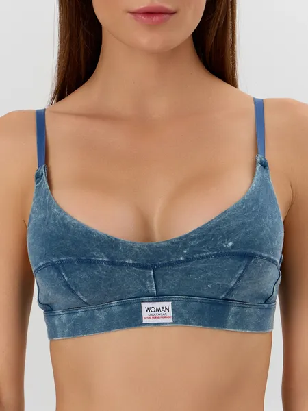 Изображение товара Бюстгальтер Mark Formelle 512545 (р.70A, индиго acid wash)