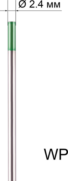 Изображение товара Электрод FoxWeld WP 2.4мм 175мм (1шт)