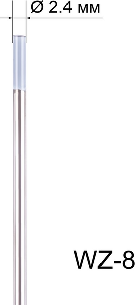 Изображение товара Электрод FoxWeld WZ-8 2.4мм 175мм / 1776 (1шт)