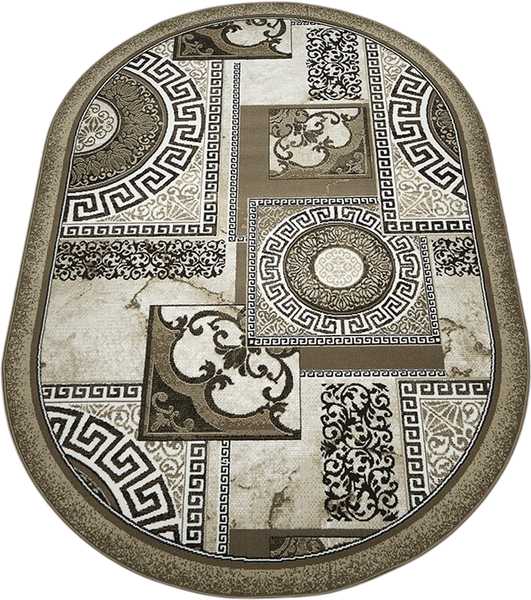 Изображение товара Ковер Белка Лайла де Люкс 15840 10842 Овал (1.8х2.6)