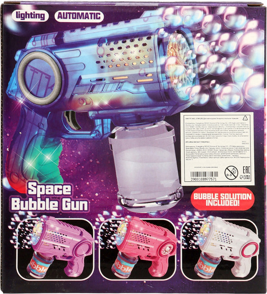 Изображение товара Генератор мыльных пузырей детский Sima-Land Космический Бластер / 10897756