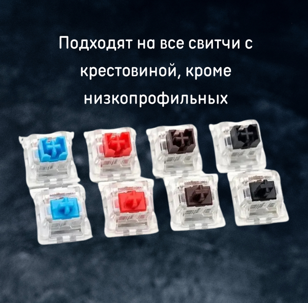 Изображение товара Набор кейкапов Havit Gamenote KC009 (13шт, прозрачный)