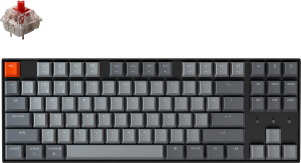 Изображение товара Клавиатура Keychron K8 RGB / K8-H1-RU (Red Switch)