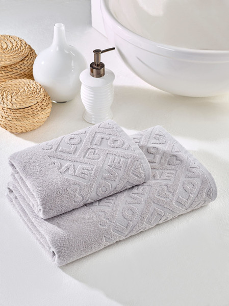 Изображение товара Набор полотенец METEOR Lowe / 12271 (серый)