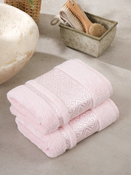 Изображение товара Набор полотенец METEOR A511 Escale / 12305 (розовый)